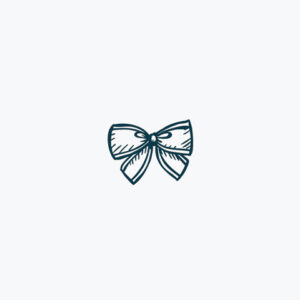 tiny bow tie semi-permanent tattoo, removable halal black jagua henna tattoo design